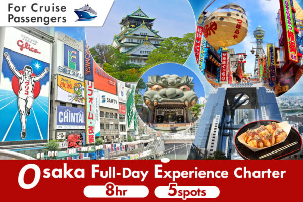 Cruise Excursion: Osaka Full-Day Experience Charter (8 Hours)