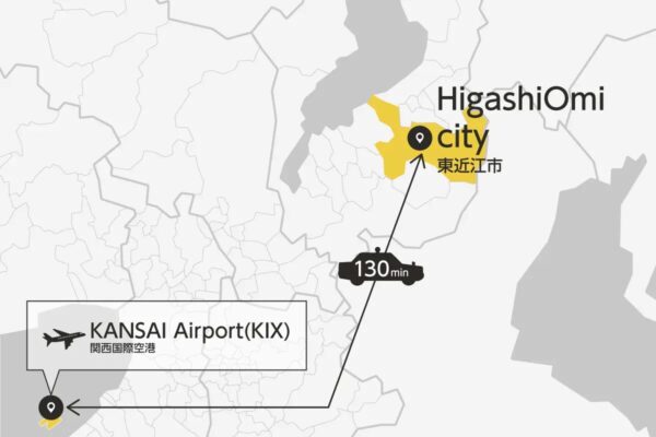 Kansai Airport Transfer from/to HigashiOmi city