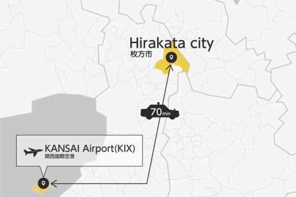 Kansai Airport Transfer from/to Hirakata city