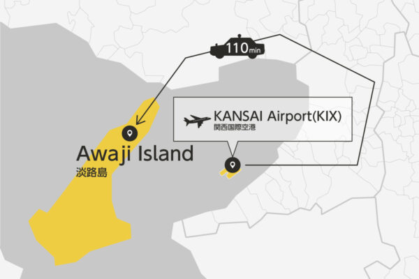 Kansai Airport to Awaji Island Private Transfer