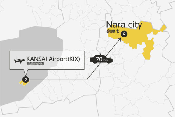 Kansai Airport to Nara city Private Transfer