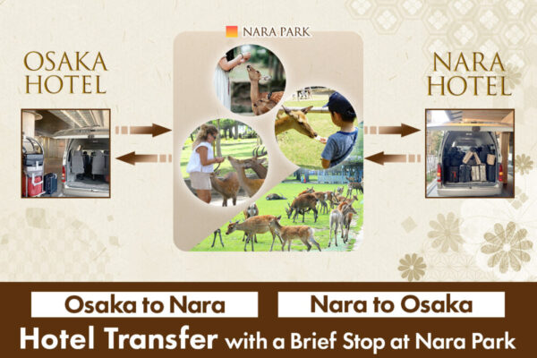 Osaka to Nara (or Nara to Osaka) Transfer with a Short Stop at Nara Park